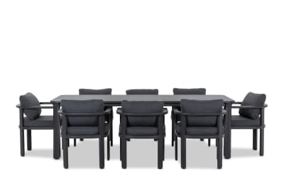 SANUR 9 Piece Outdoor Dining Suite