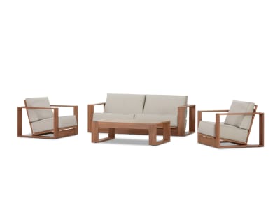 PALAZZA 4 Piece Outdoor Lounge Setting