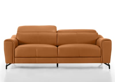 PELOSI LEATHER 3 Seater Sofa