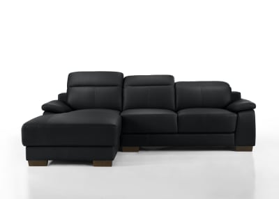 ESCHER LEATHER 3 Seater LHF Chaise