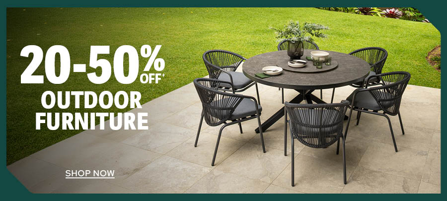 20-50% off outdoor furniture