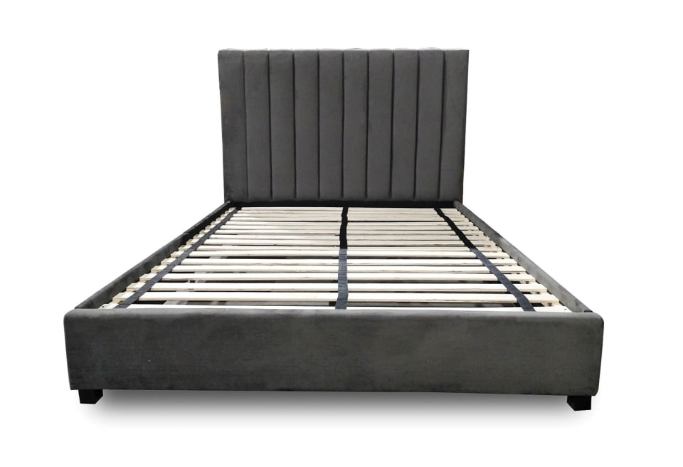 CLAUDETTE Charcoal Queen Bed