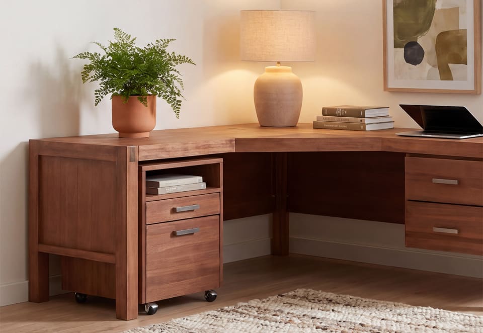 SILVERWOOD 2 Drawer Filing Cabinet