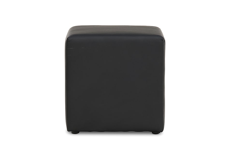 DOZE Leather-Look Ottoman
