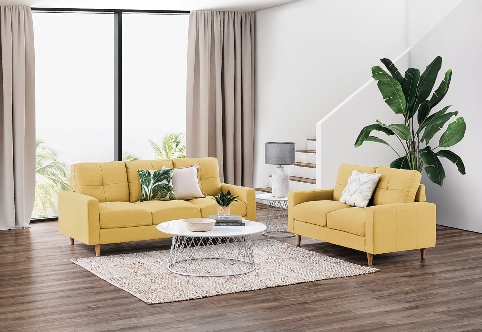 KELLER Sofa Pair (2Ctns)