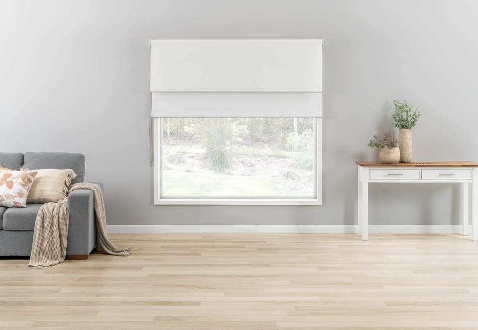 DUSK Duo Roller Blind - Blockout & Sheer 150 x 240cm