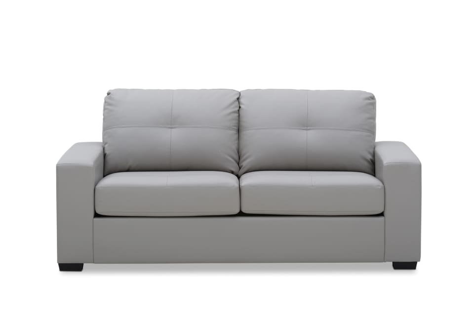 DIAMOND Leather-Look 2.5 Seater Sofa Bed