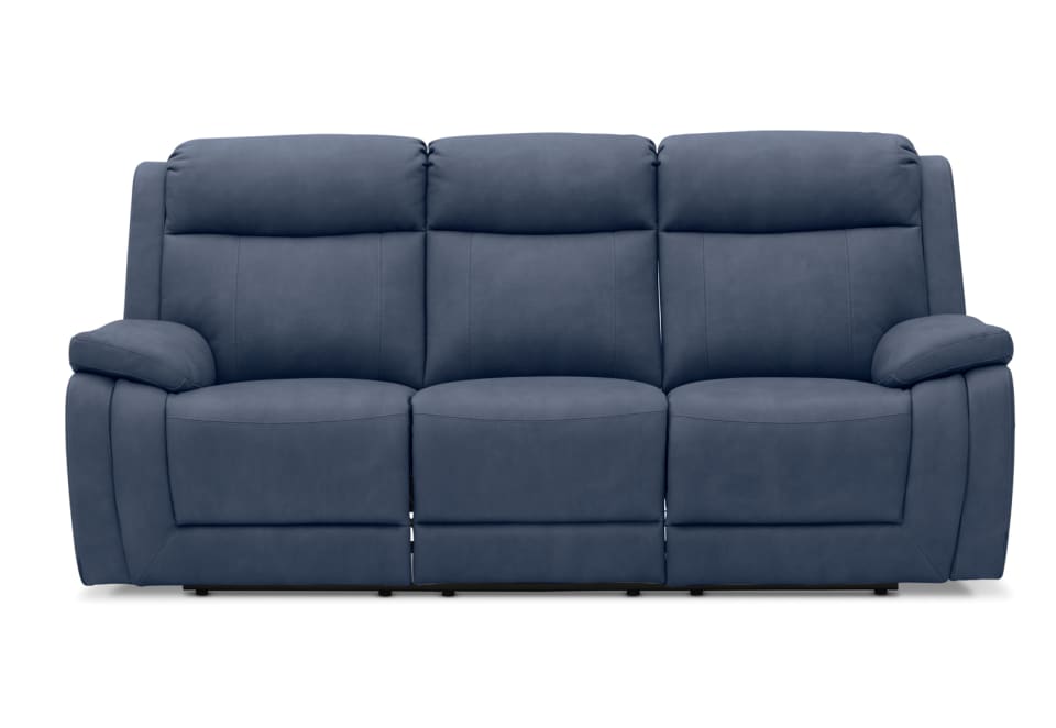 SAN MARCO Fabric 3 Seater Sofa with 2 Inbuilt Recliners