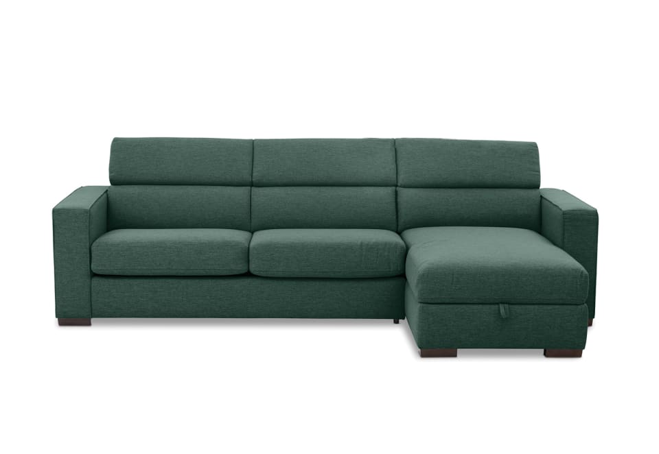 ANGUS RHF 3 Seater Chaise with Sof/Bed (Fabric) (2Ctn)