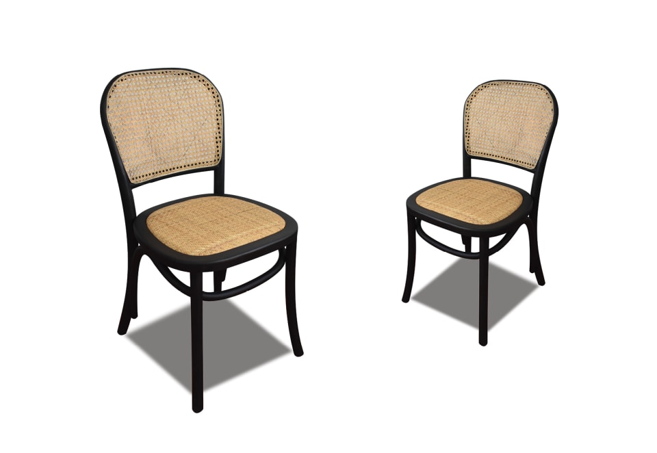 CLEMENT 2 Black Dining Chairs