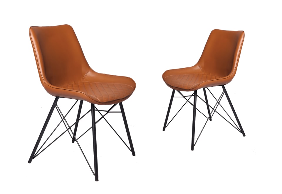 CHARATA Set of 2 Dining Chairs