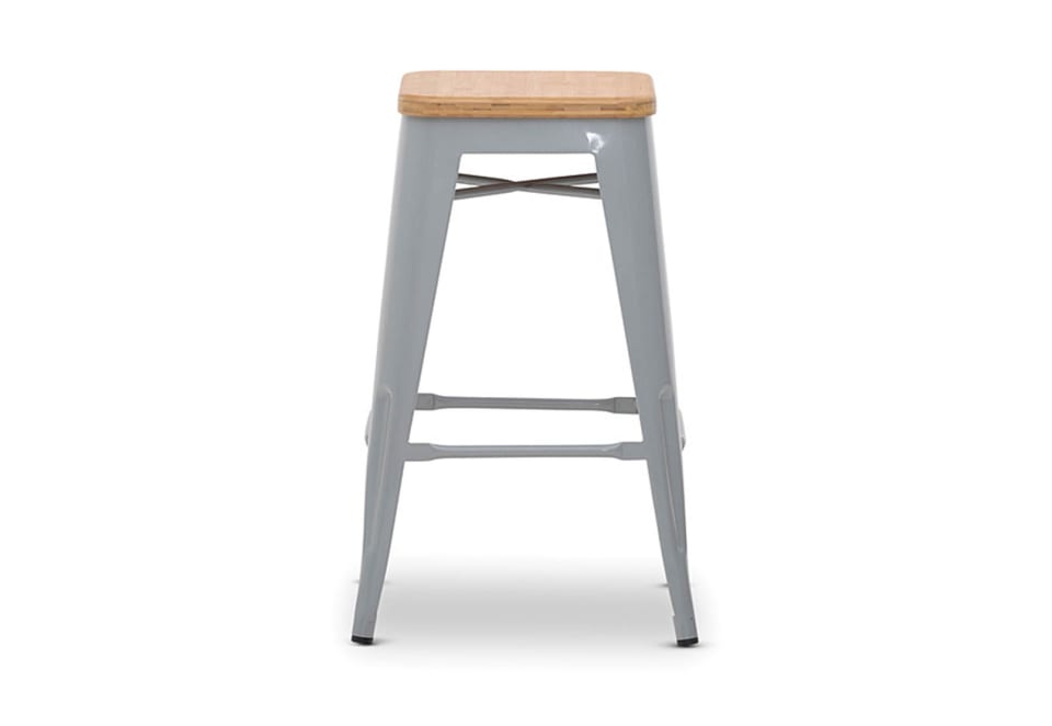 HARZ 68cm Timber Seat Stool