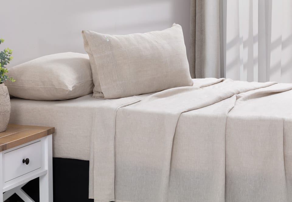 KING SHEET SET French Linen Sheet Set