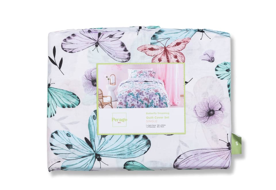 BUTTERFLY DREAMING Single Quilt Cover Set
