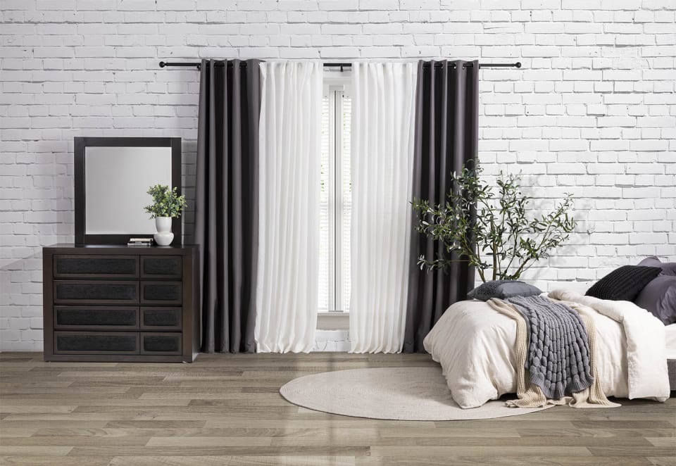 SPELL White Sheer Curtains 140 x 250cm