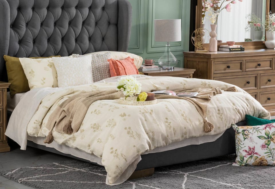 TRUDY Super King Bed Quilt Cover Set