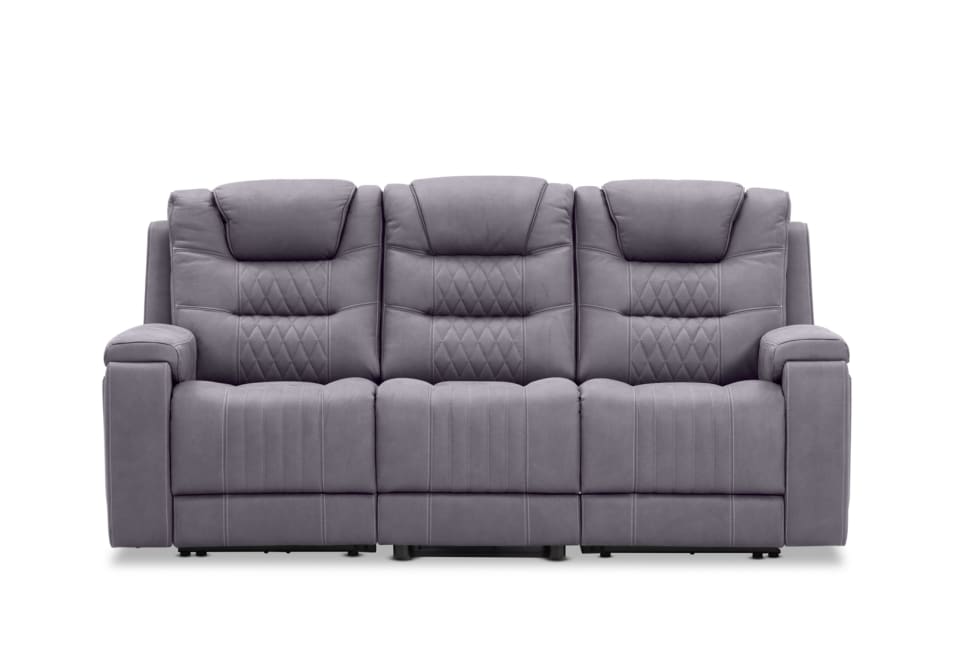 AGASSI FABRIC 3 Seater with Dual Motor Recliner