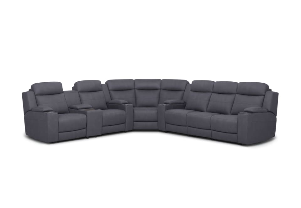 ALEXIOS 6 Seater Corner with LHF Console
