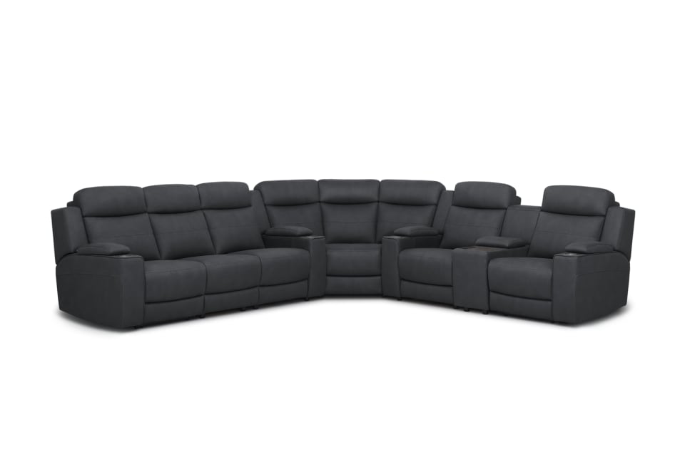 ALEXIOS 6 Seater Corner with RHF Console