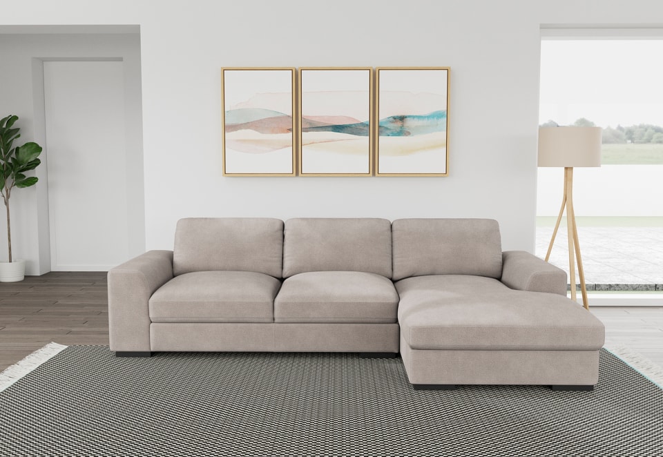 JOSEPHINE FABRIC 3 Seater RHF Chaise