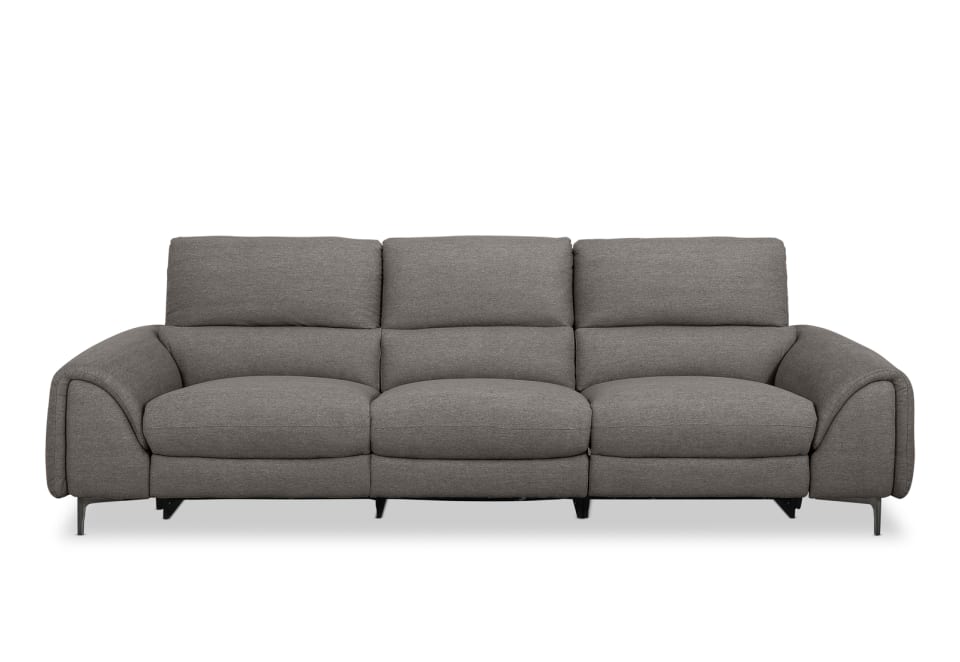 DOMINICO FABRIC 3 Seater with 2 inbuilt Electric Recliners