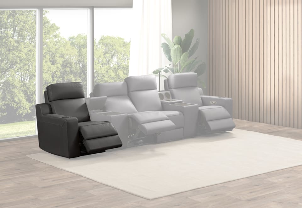 RYKER LHF Arm Chair with Dual Motor Recliner