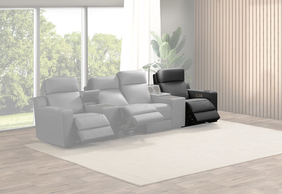 RYKER RHF Arm Chair with Dual Motor Recliner