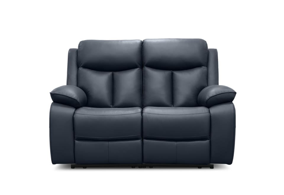 DACIA LEATHER 2 Seater Sofa with inbuilt Electric Recliners