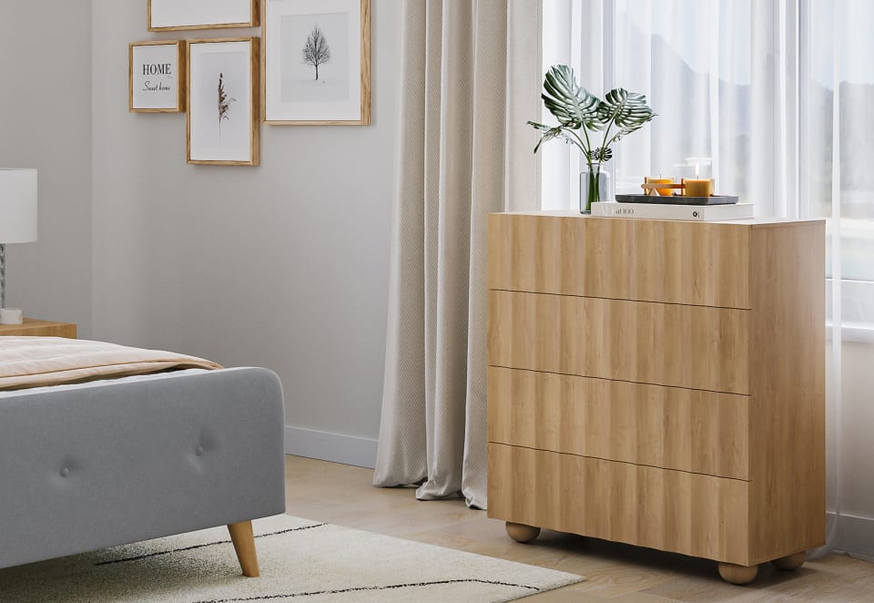 POWERS 4 Drawer Tall Chest