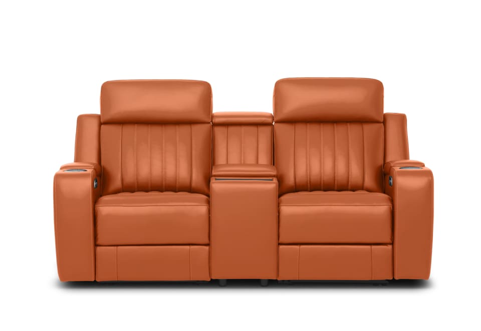 THANE LEATHER 2 Seater with 2 Inbuilt Electric Recliners
