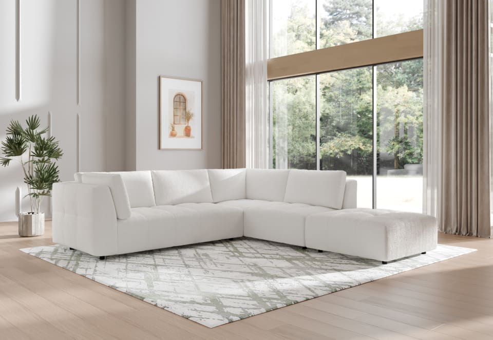 EILISH FABRIC Corner Lounge RHF Chaise