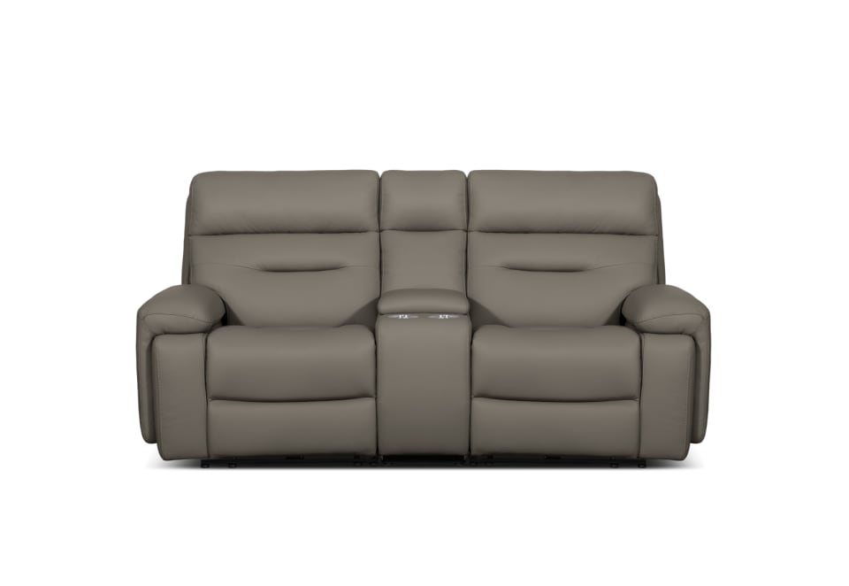HOLLYWOOD 2 Seater Electric Recliners Console