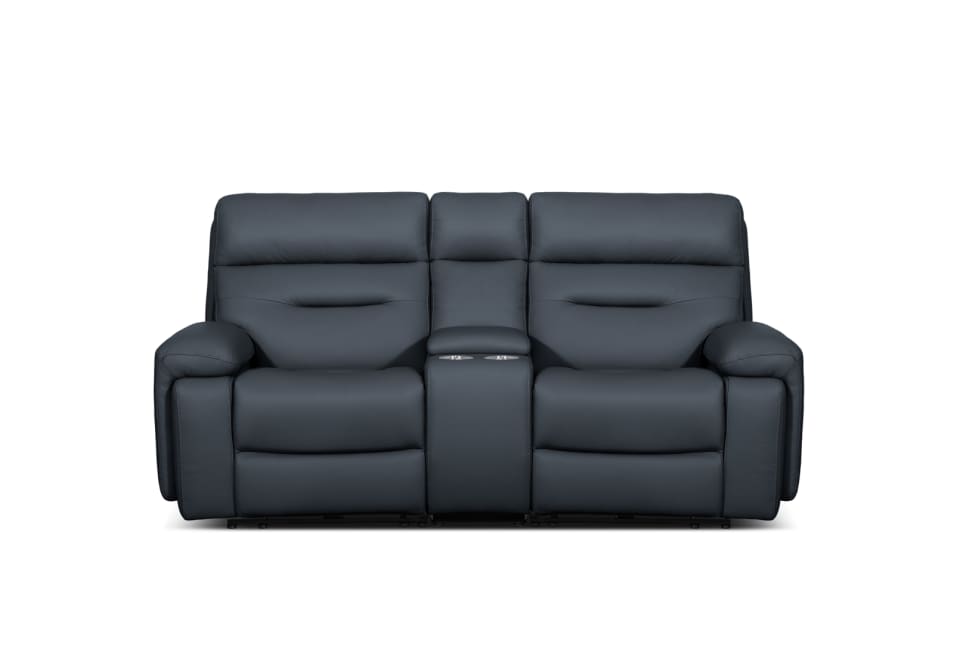 HOLLYWOOD 2 Seater Electric Recliners Console