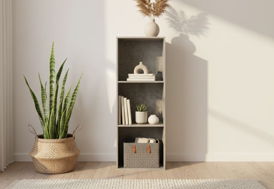 HUFF 3 Cube Bookshelf