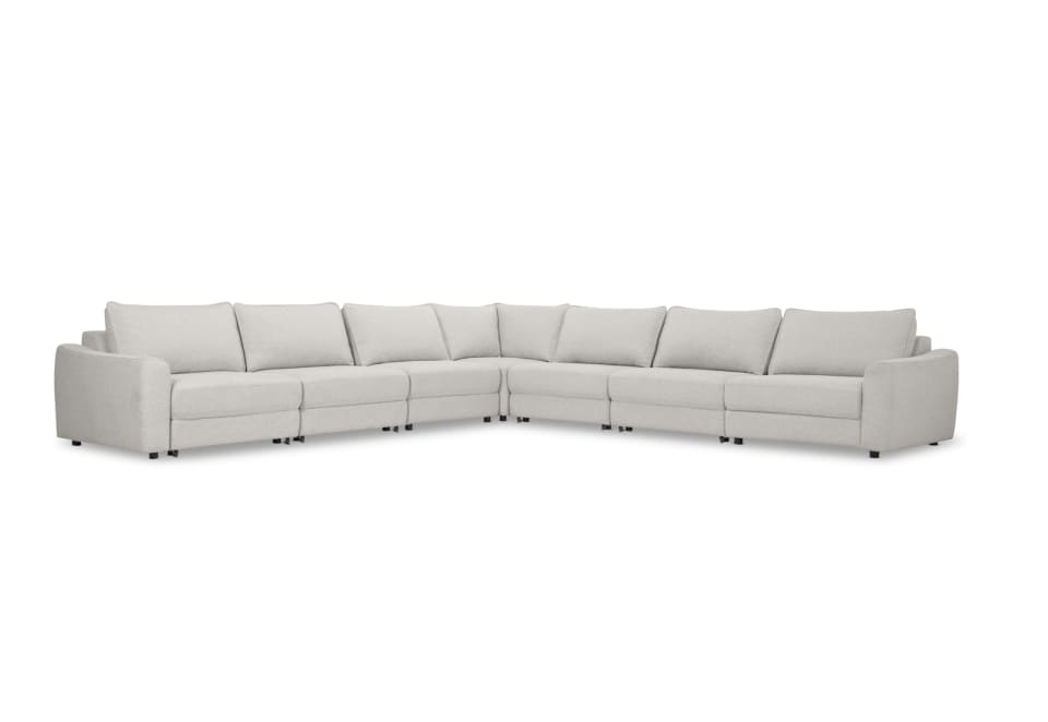 CADENZA FABRIC 7 Seater Corner Lounge