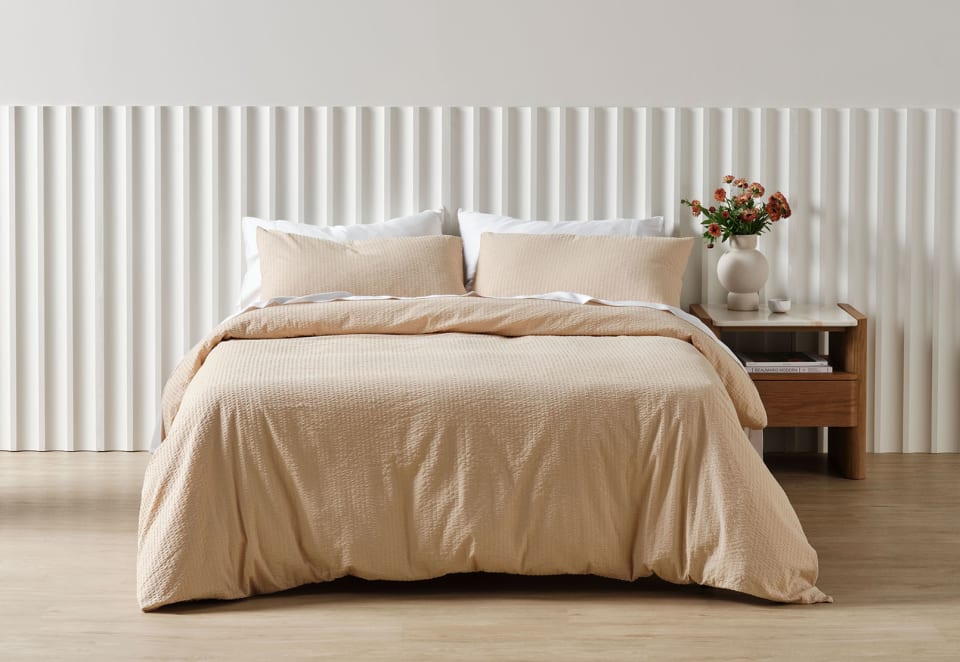 MESO BLUSH King Bed Quilt Cover Set