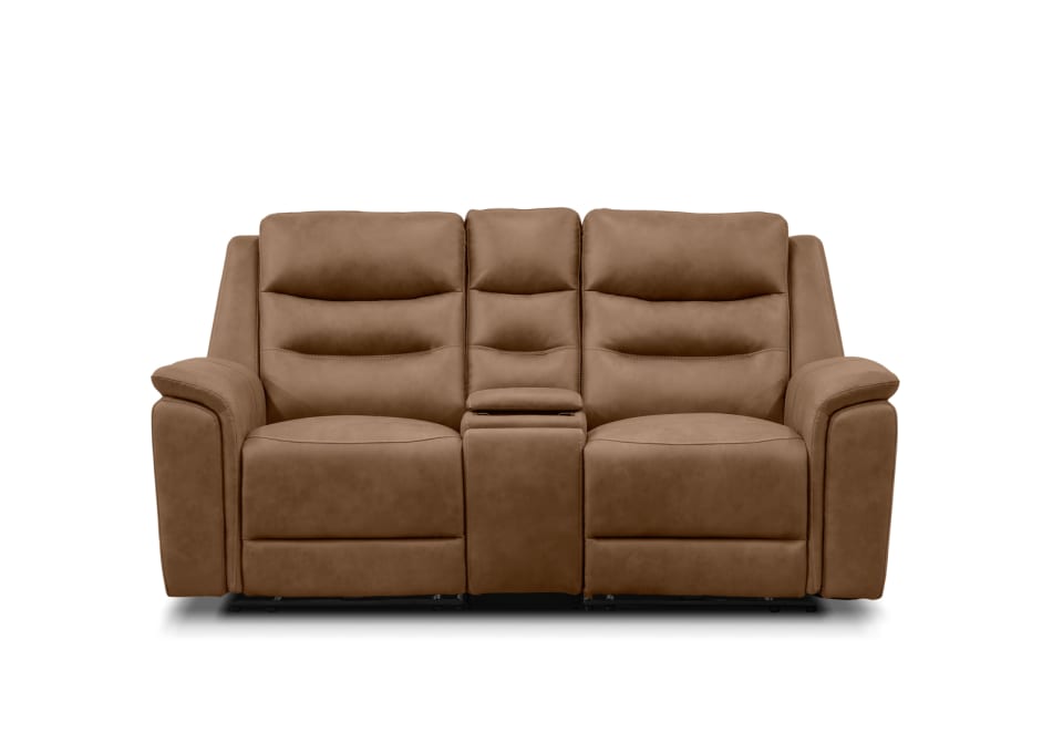 ATALANTA FABRIC 2 Seater with Inbuilt Electric Recliners and Console