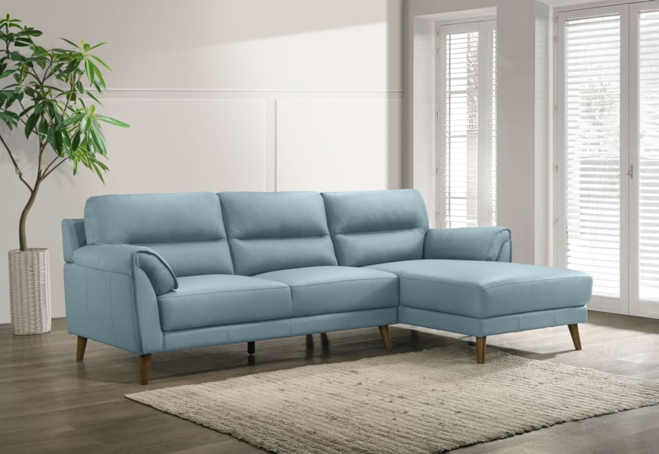 CARNABY LEATHER 3 Seater RHF Chaise