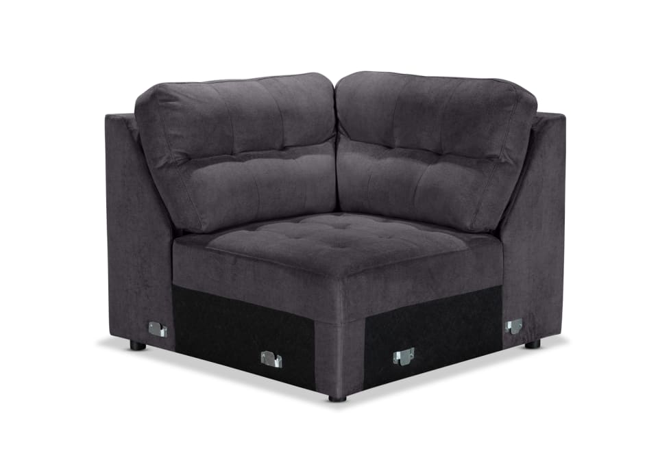 BEVERLY FABRIC Modular Corner Wedge
