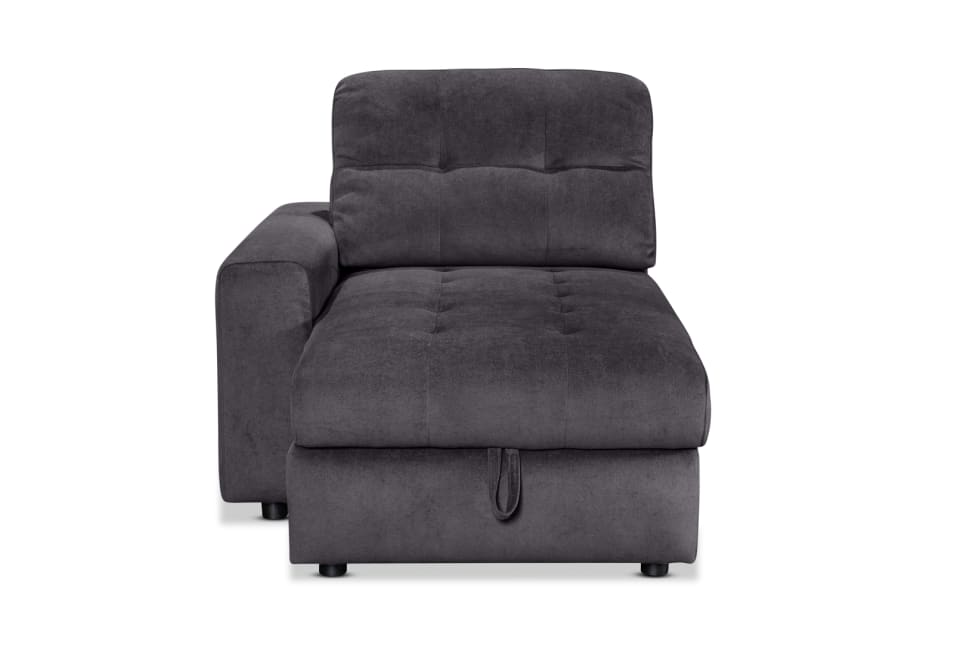 BEVERLY FABRIC Modular LHF Storage Chaise