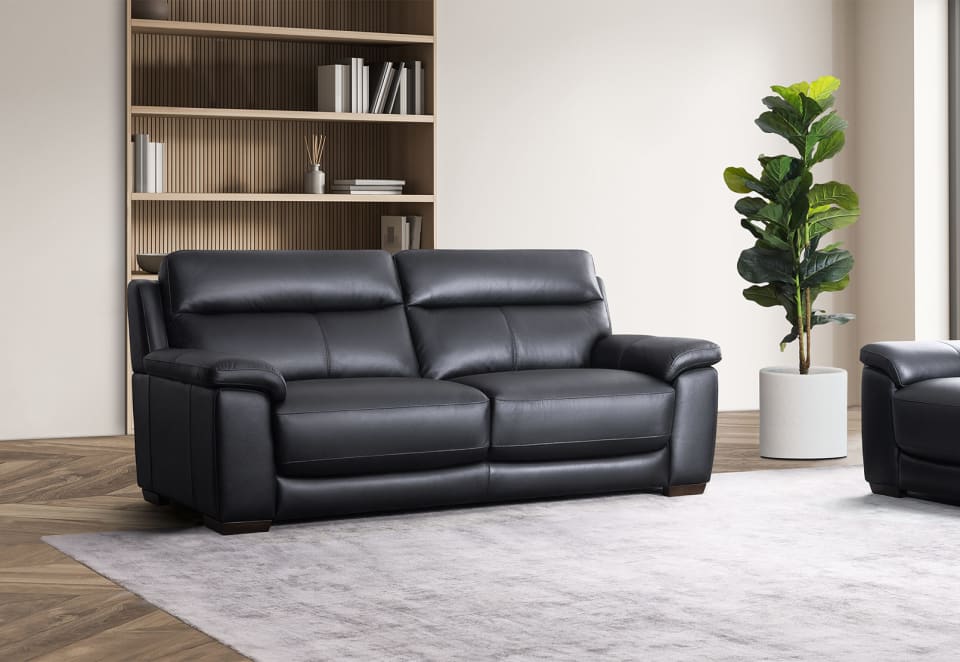 ISLINGTON LEATHER 3 Seater Sofa
