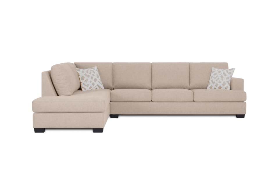 CALEY FABRIC 4 Seater Sofa with Left-Hand Facing Chaise