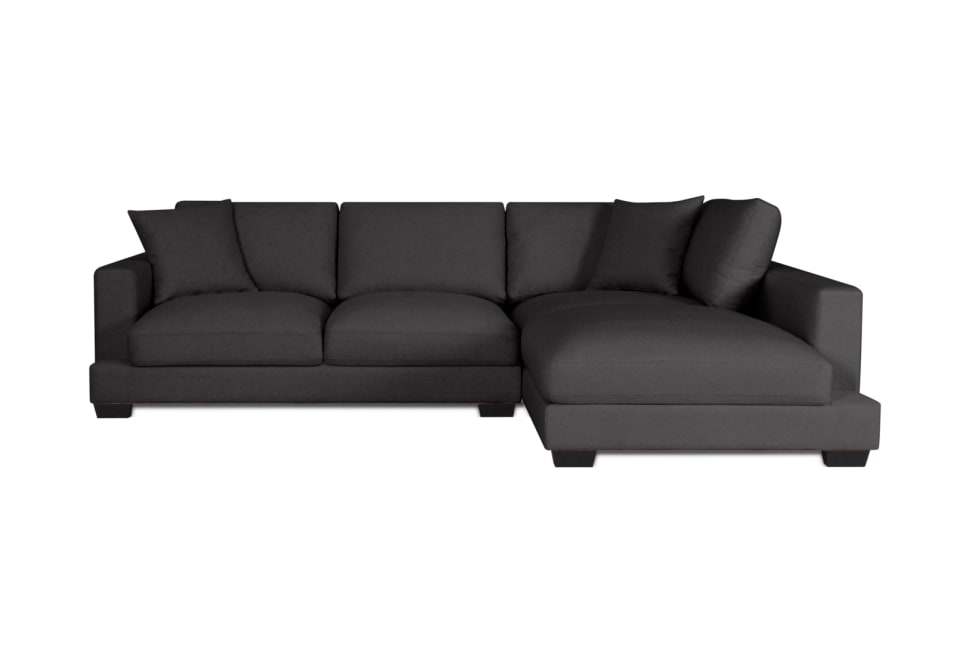 FARIDA FABRIC 4 Seater Sofa with Right-Hand Facing Chaise