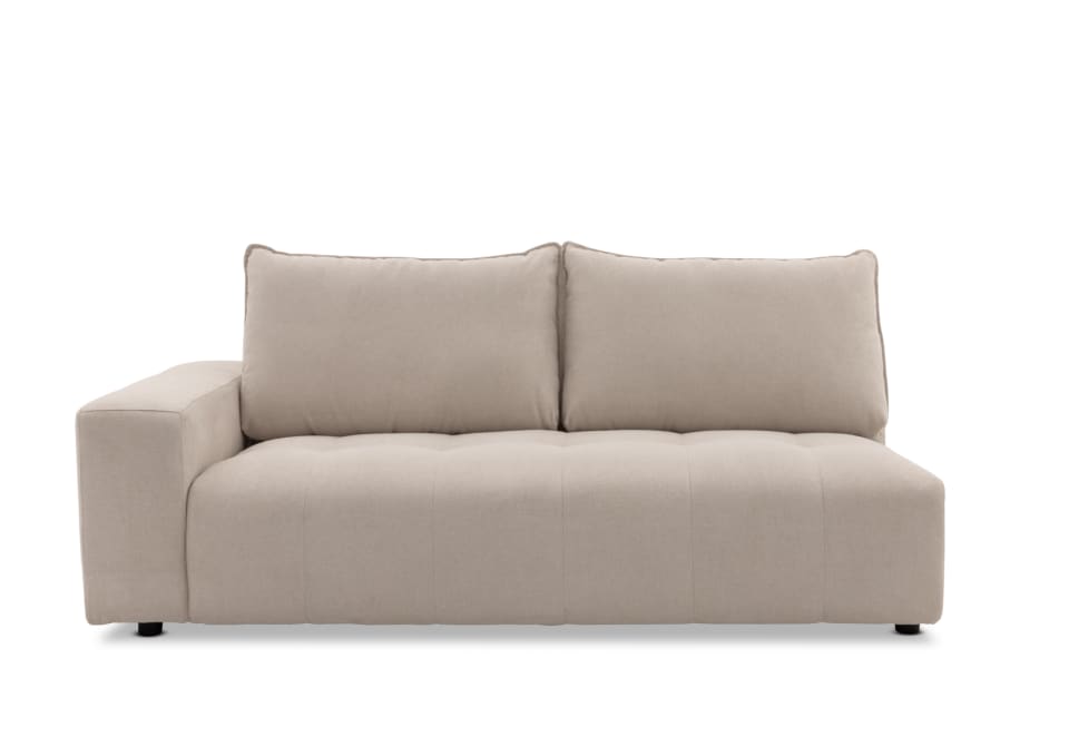 MAGNAR FABRIC Modular 2 Seater Left-Hand Facing Arm Chair