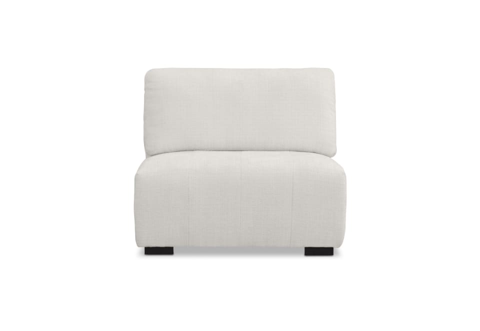 PAMINA FABRIC Modular 2 Seater Armless Sofa