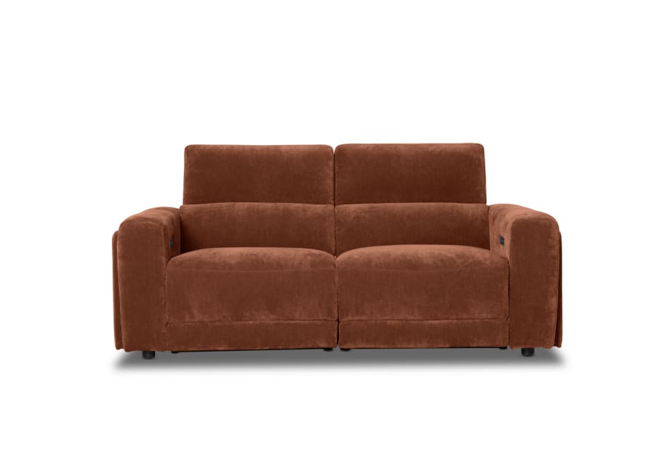 CHICAGO FABRIC 2 Seater with 2 Inbuilt Electric Recliners