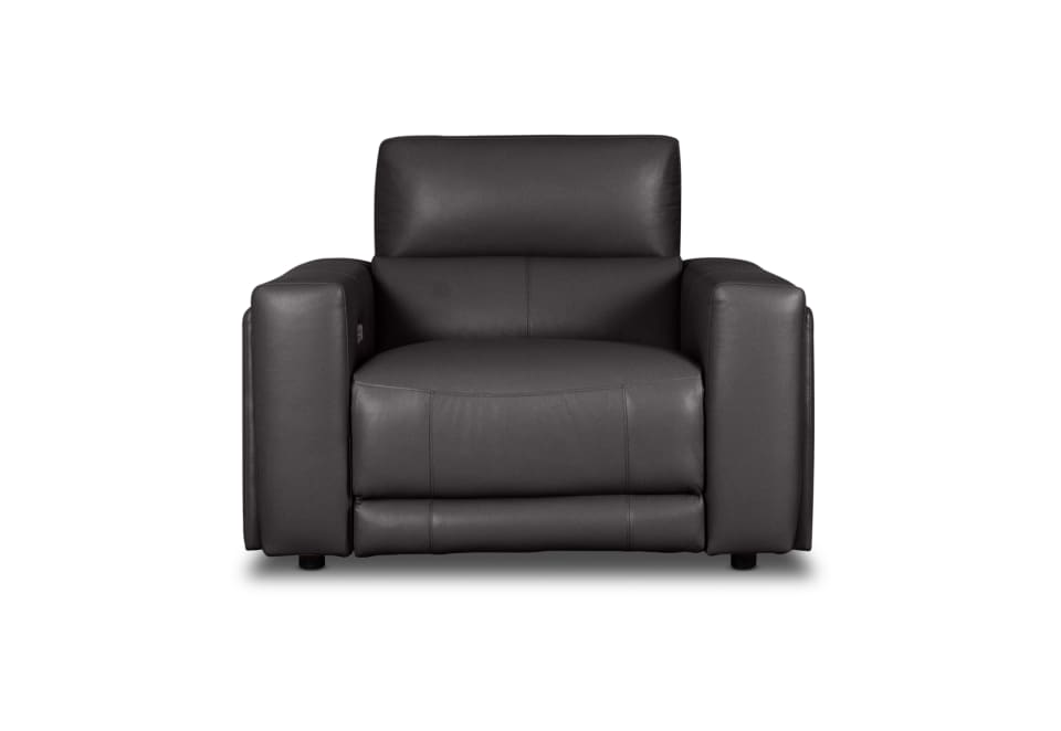 CHICAGO LEATHER Single Electric Recliner