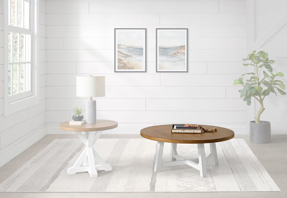 CHARLSBOURG Round Coffee Table