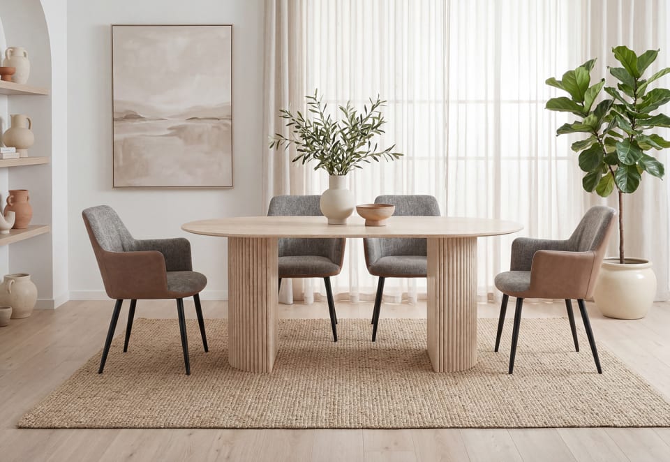 WARD Set of 2 Dining Chairs
