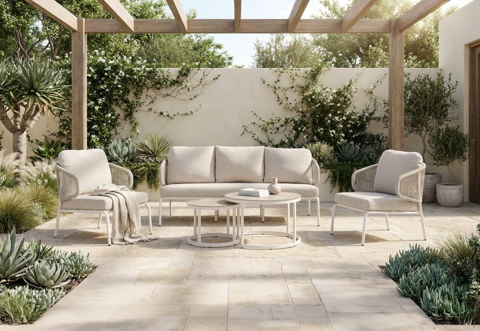 LA PALOMA 5 Piece Outdoor Lounge Setting